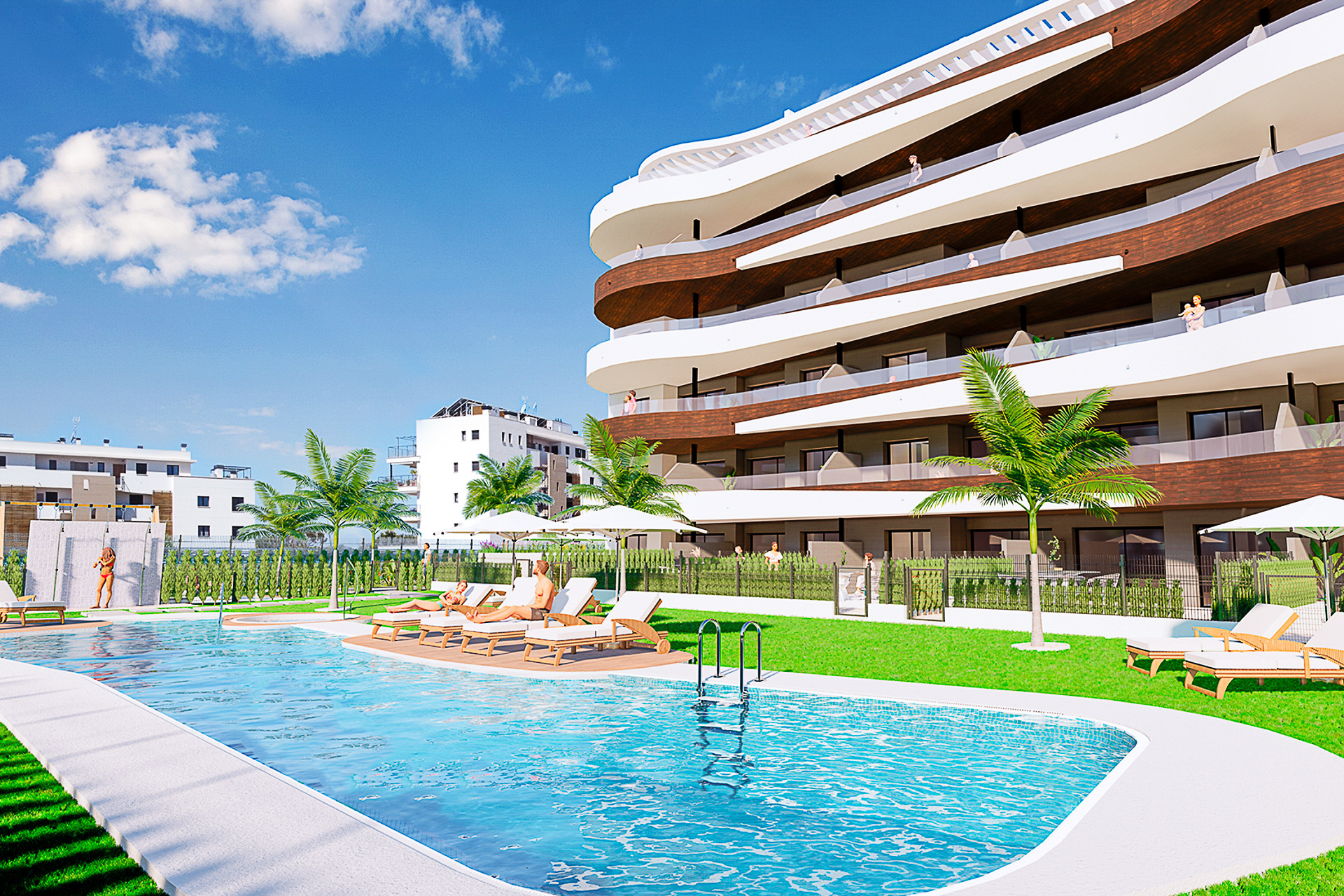 Exclusive new construction: 2nd floor flat with south-balcony, parking and community pool, 07560 Sa Coma (Spain), Apartment