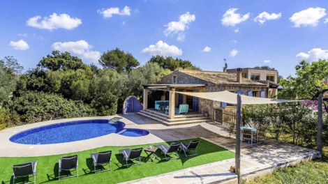 EN ALQUILER: Casa de campo amueblada en una zona tranquila con 4 dormitorios, piscina y mucha terraza, 07570 Artà (España), Casa de campo