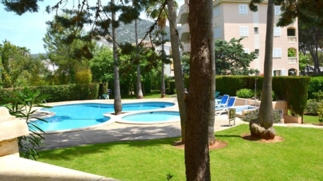 Sea view flat with 2 bedrooms and communal pool in a dream location, 07589 Canyamel (Spain), Ground floor apartment