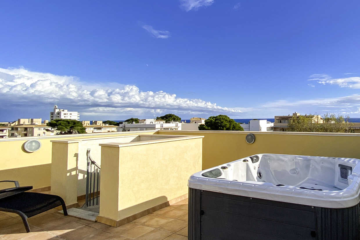 Moderne Penthouse Wohnung mit Dachterrasse und Meerblick nur ca. 200 m vom Strand, 07590 Cala Ratjada (Spanien), Dachgeschoss