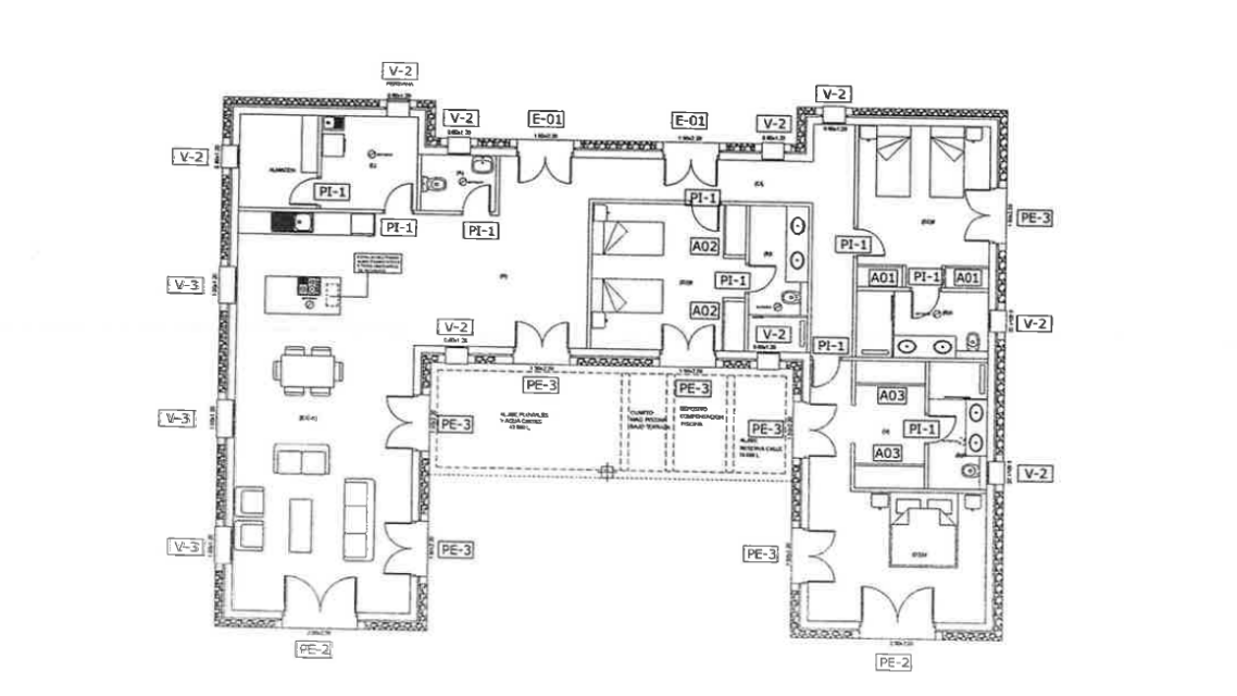 Rural building plot with planning permission - including pool - in a quiet location near Artà - Floor plan